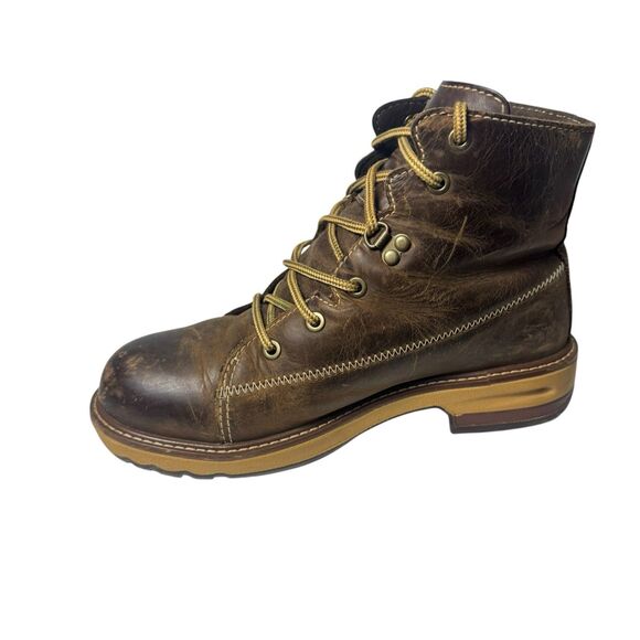 Women's Timberland Pro Alloy Toe Brown Work Boot A1 KJR Size 6.5 - Picture 11 of 16